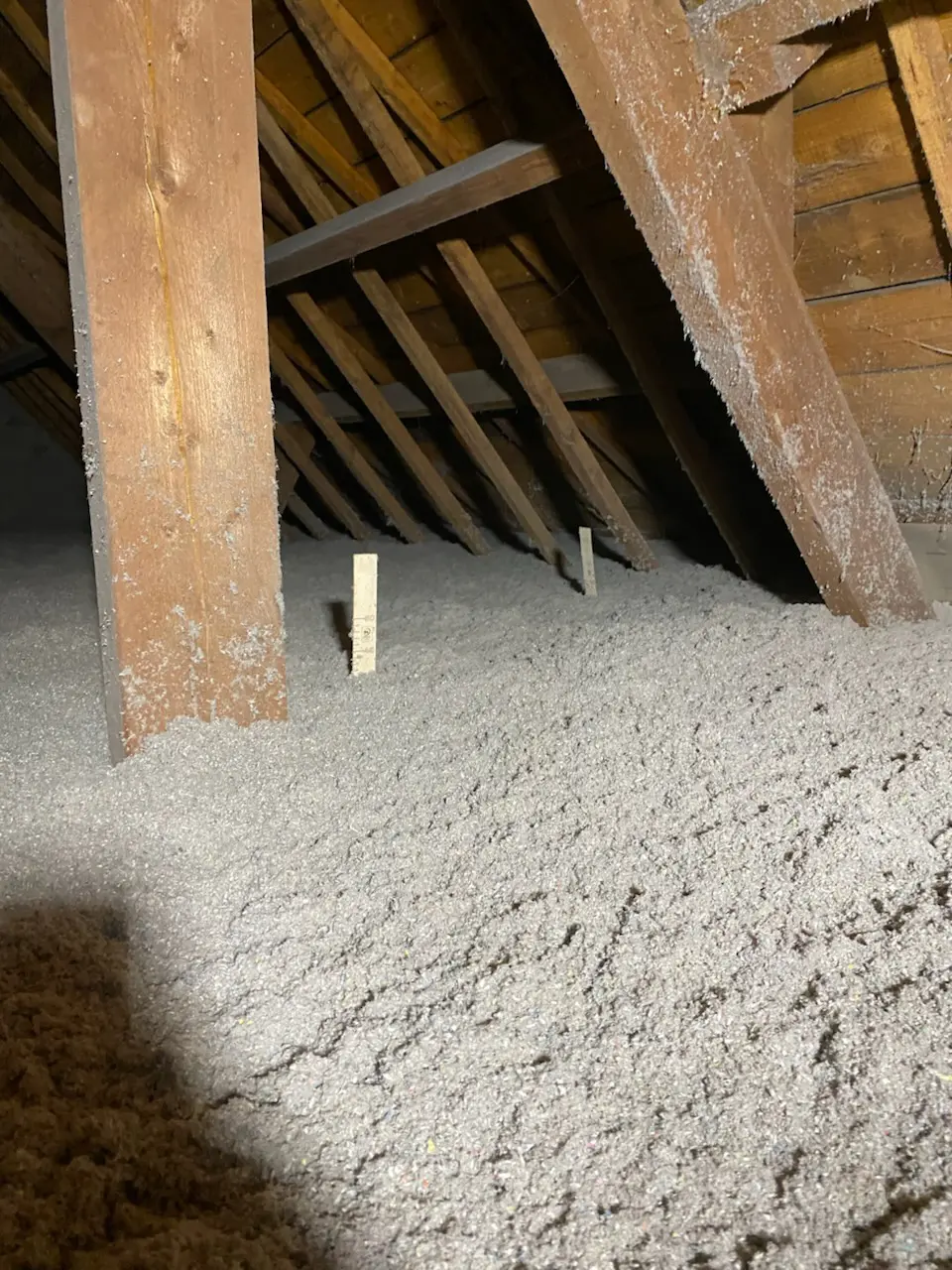 Isolation des combles en ouate de cellulose